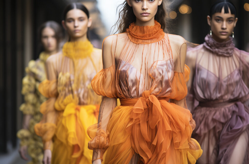 Trendfarben im Frühjahr 2024: Die schönsten Fashion Week Looks für die Saison Frühling/Sommer