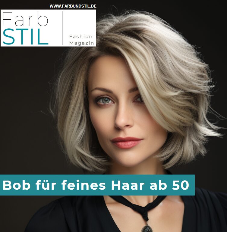 Bob für feines Haar ab 50