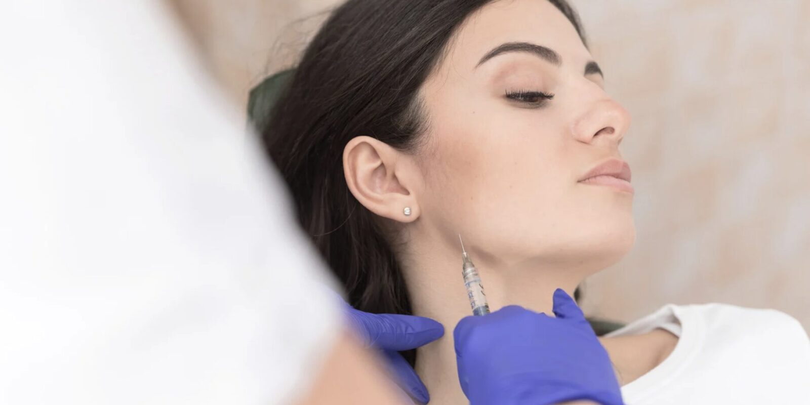 Masseter Botox - Vorher Nachher: Botox facial Behandlung