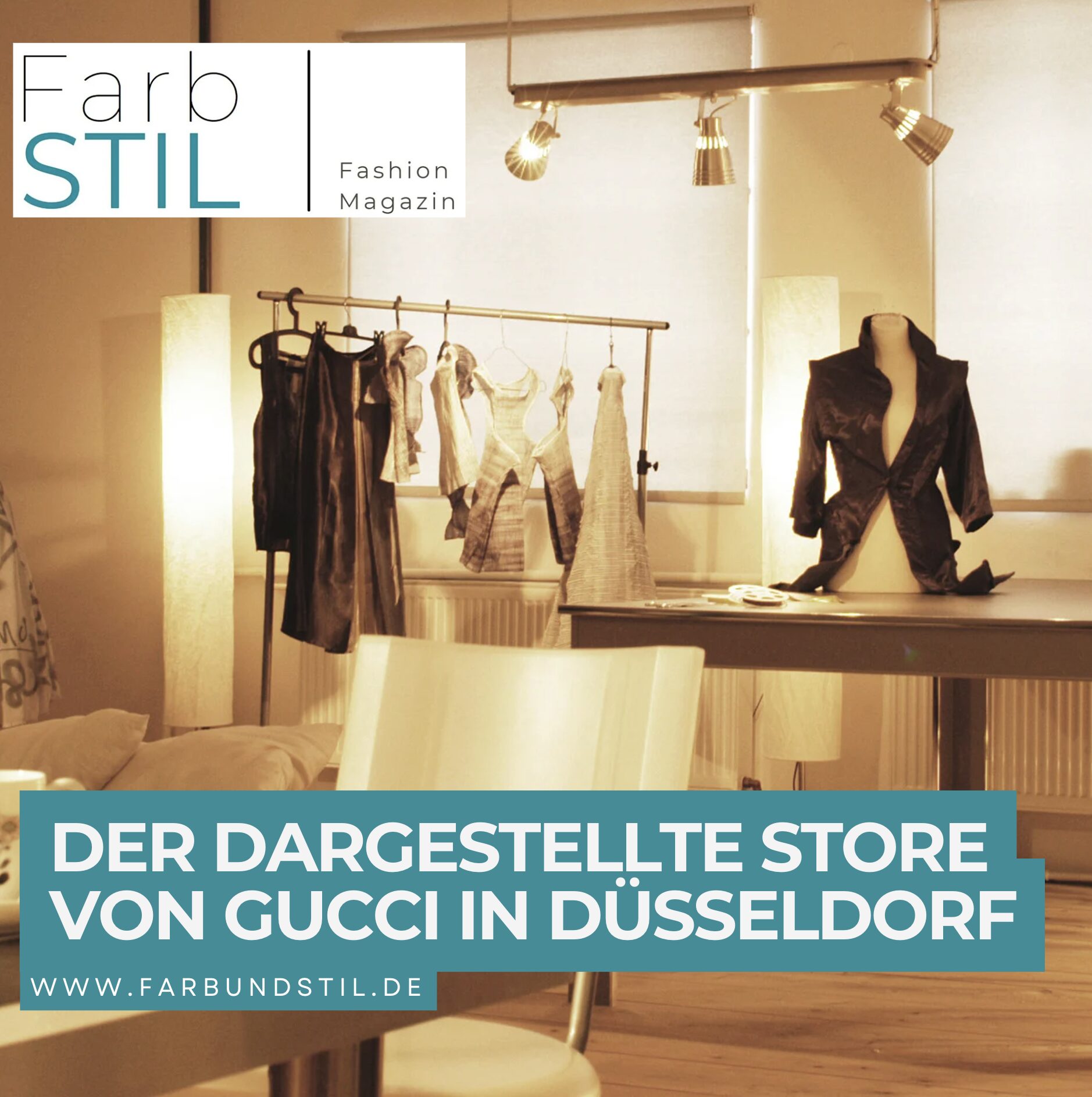 Der dargestellte Store von Gucci in Düsseldorf Der dargestellte Store von Gucci in Düsseldorf