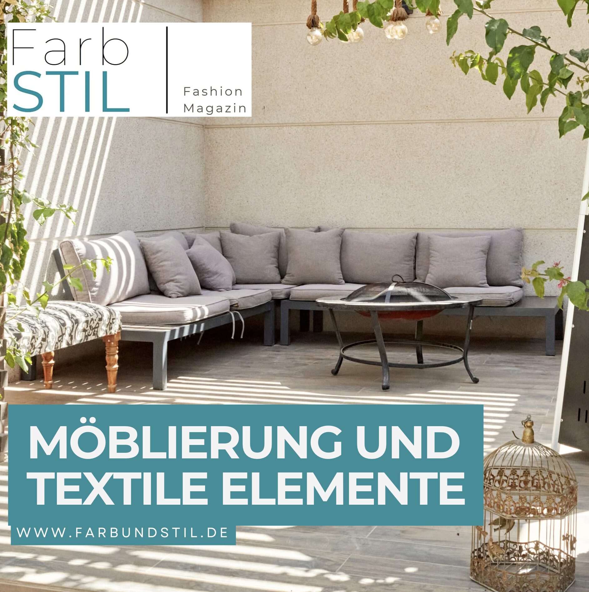 Möblierung und textile Elemente Möblierung und textile Elemente