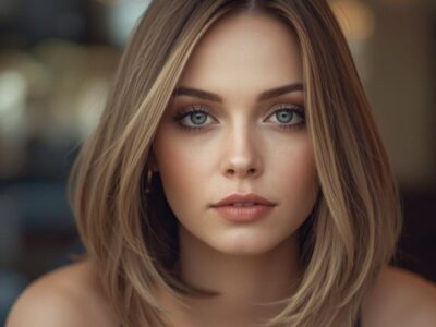 Schulterlange Long Bob für feines Haar Der vielseitige Look