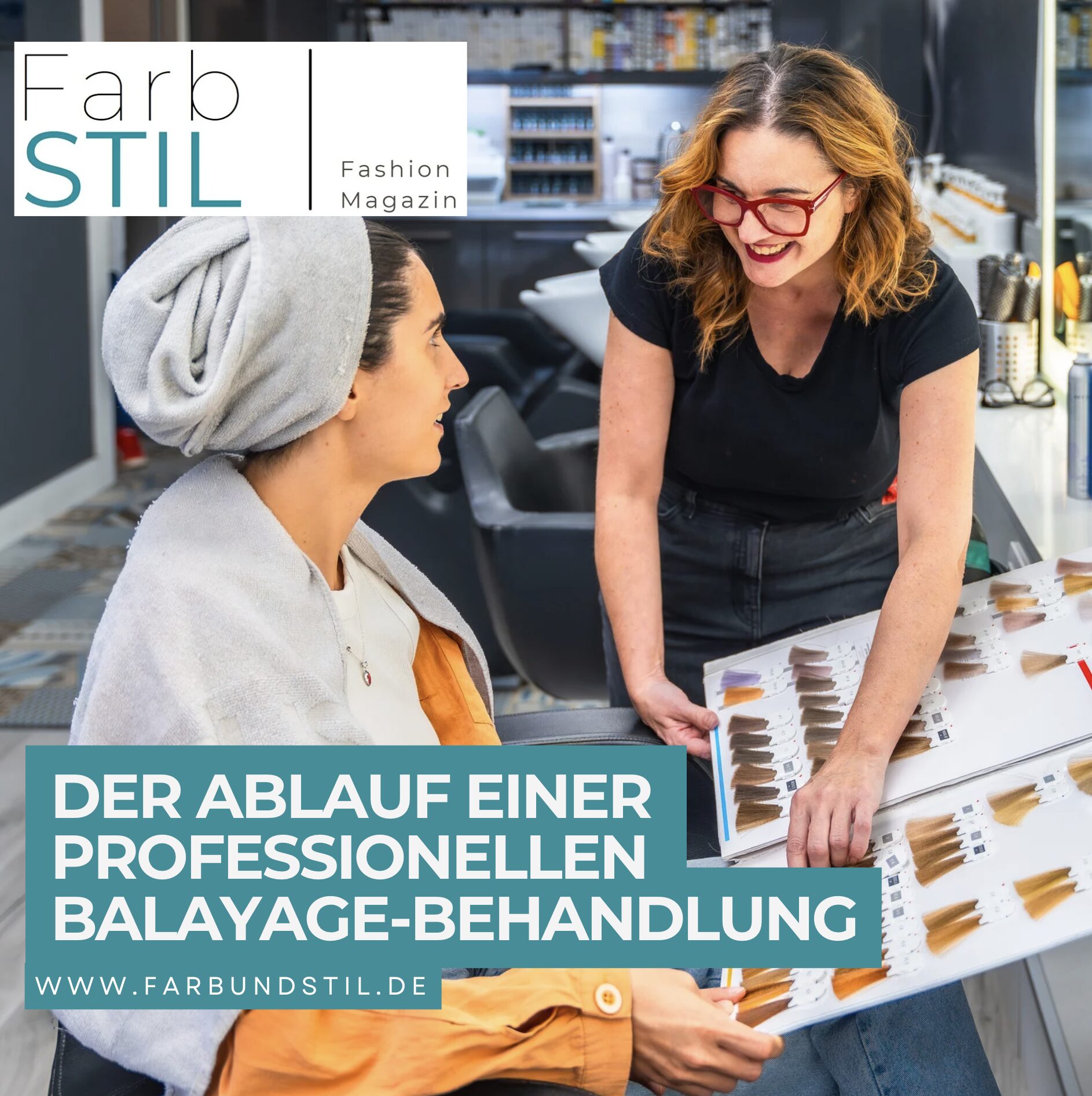 Der Ablauf einer professionellen Balayage-Behandlung Der Ablauf einer professionellen Balayage-Behandlung