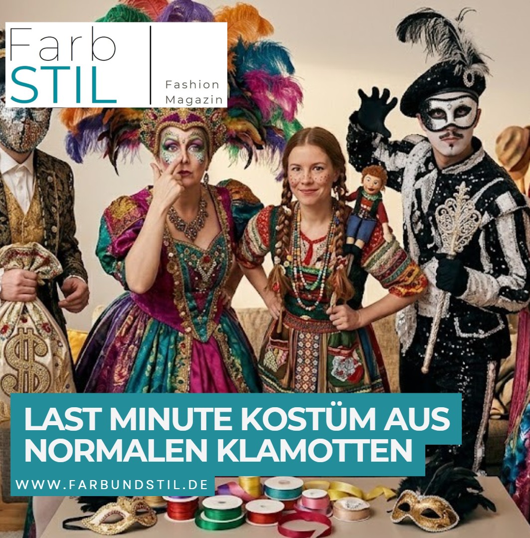 Last Minute Kostüm aus normalen Klamotten Klassiker für Herren und Damen Last Minute Kostüm aus normalen Klamotten Klassiker für Herren und Damen